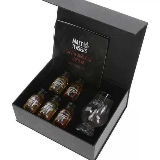 The Five Regions of Scotland Whisky Tasting Gift Set