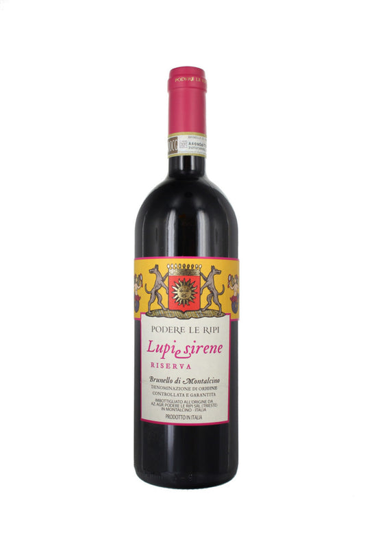 2016 Brunello di Montalcino Riserva, 'Lupi e Sirene', Podere Le Ripi, Tuscany, Italy