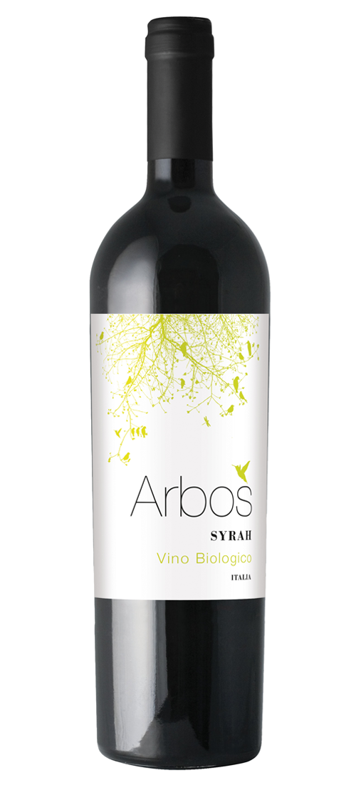 Arbos Syrah, Castellani, Organic, Sicily, Italy 2020