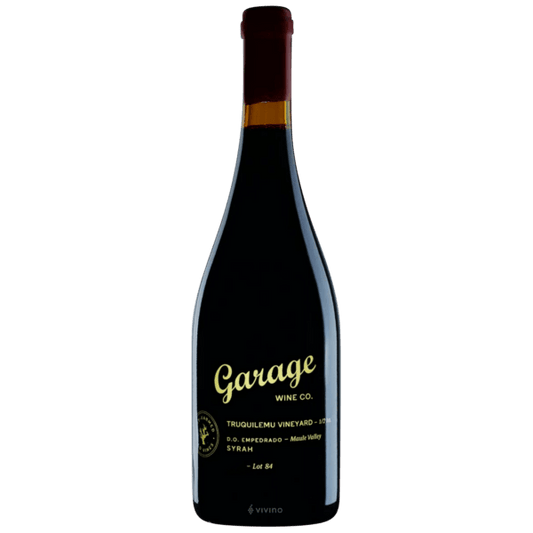 2018 Syrah Truquilemu Lot 84, Garage Wine Co, Maule Valley, Chile