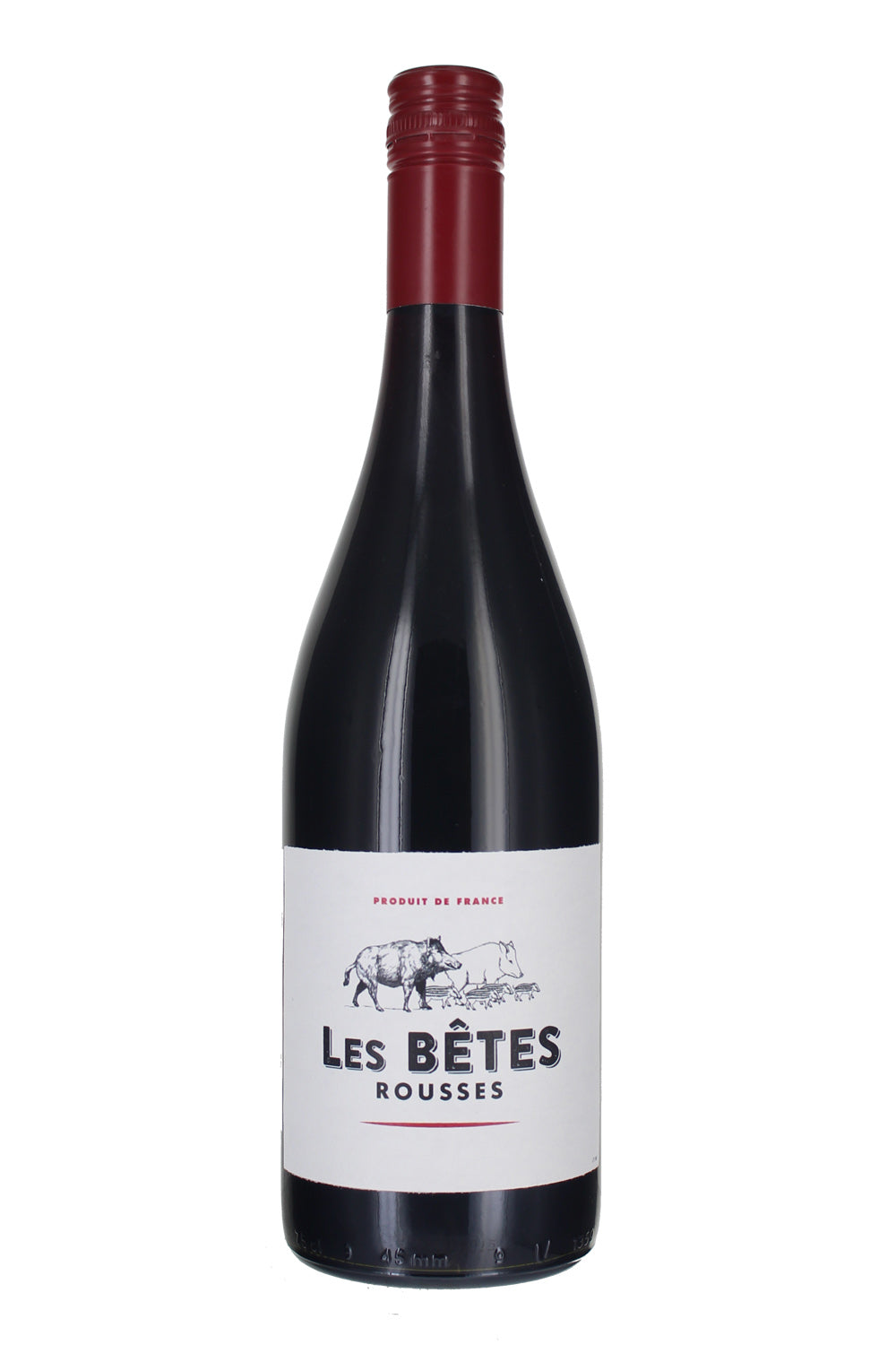 2019 Les Bêtes Rousses Rouge, IGP Pays d'Herault, France.