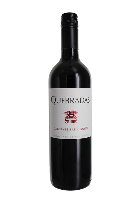 2018 Quebradas Cabernet Sauvignon, Kupal Wines, Central Valley, Chile.