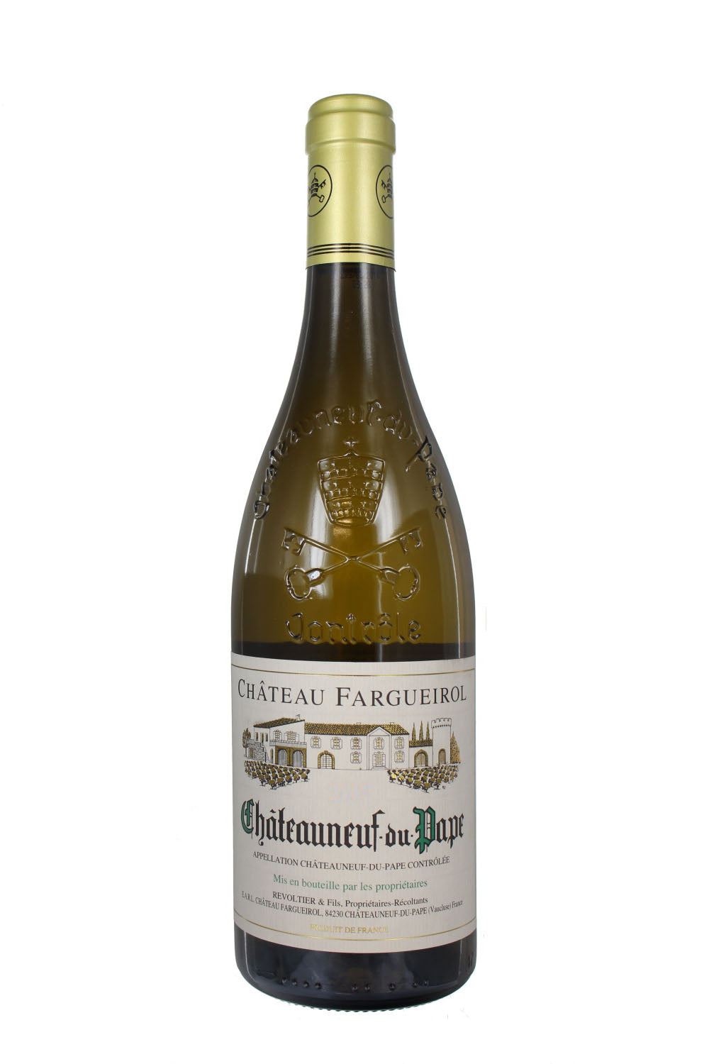 2018 Châteauneuf du Pape Blanc Tradition, Château Fargueirol, Rhône Valley, France.