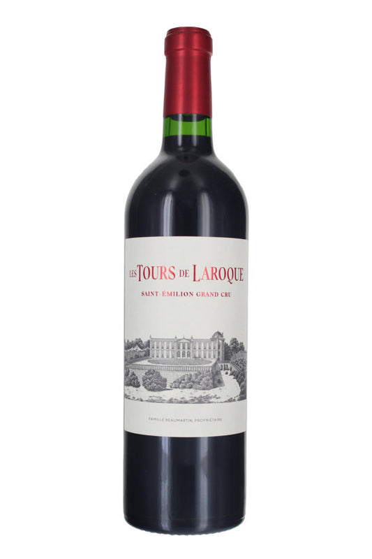 2018 Les Tours de Laroque, 2nd Wine of Chateau Laroque, St Emilion Grand Cru, Bordeaux, France